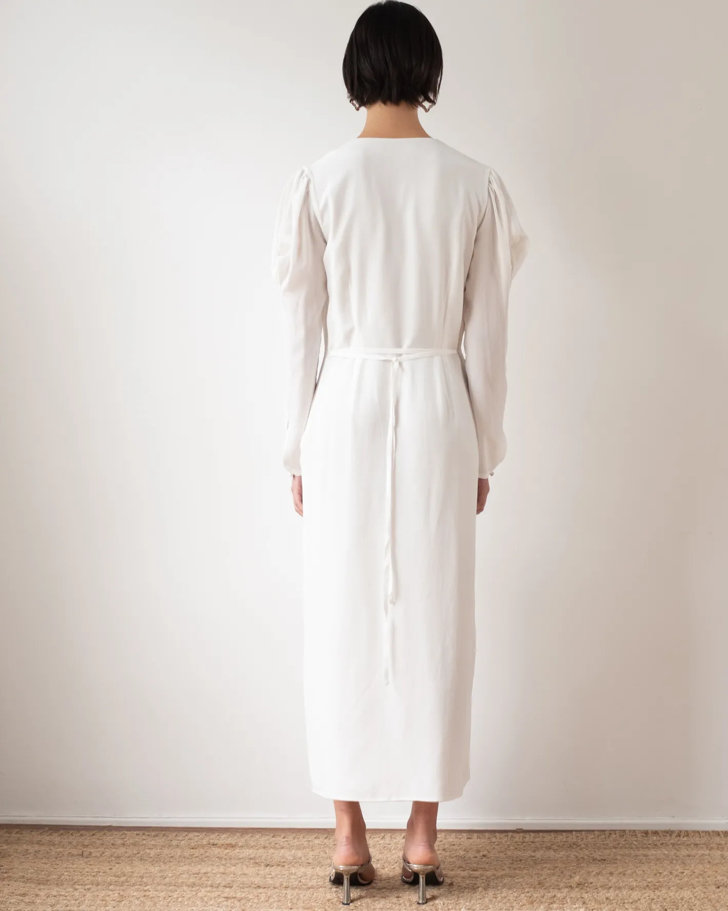 Discount Remi Dress Silk Crepe de Chine Off-White Dresses | Clothing