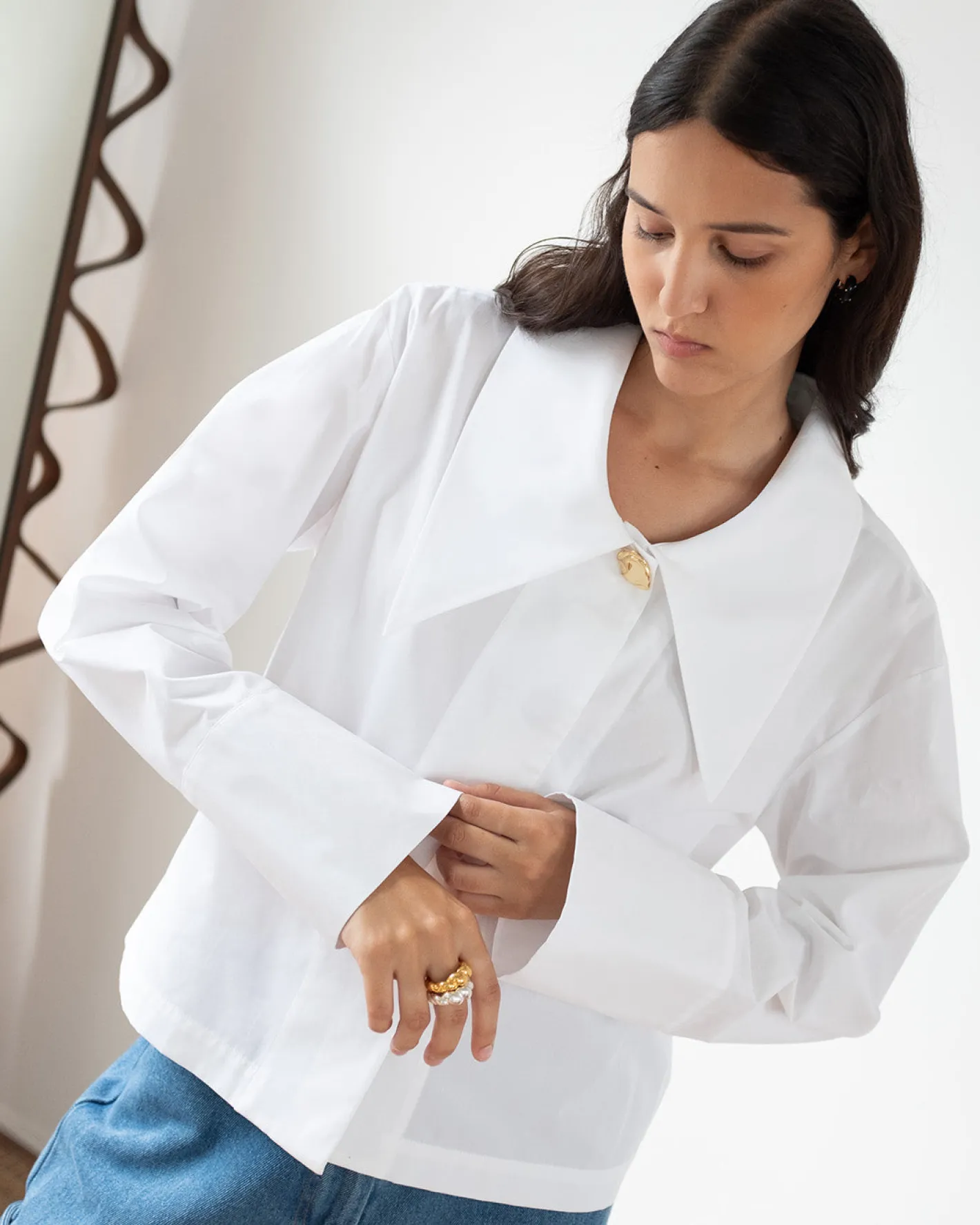 Discount Riley Shirt Organic Cotton Off-White Shirts & Blouses | Clothing