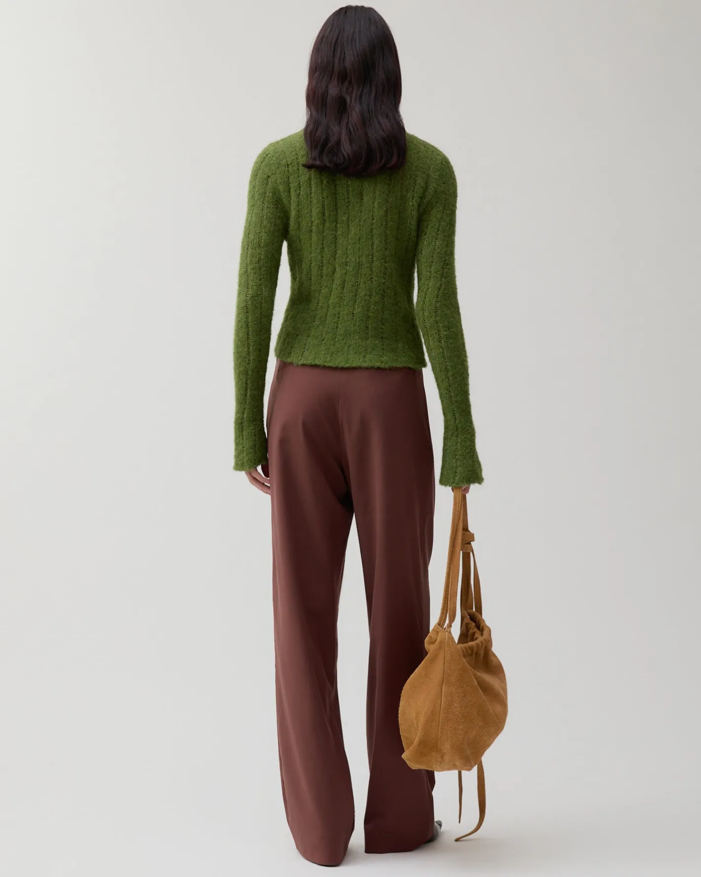 Online Robyn Cardigan Alpaca Green Knitwear | Clothing