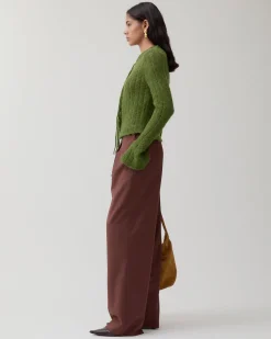 Online Robyn Cardigan Alpaca Green Knitwear | Clothing