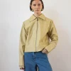 Sale Rowan Jacket Faux Leather Beige Jackets | Jackets