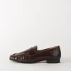 Sale Ruched Loafer Leather Morgano Flats