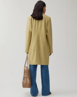 Discount Samantha Jacket Faux Leather Beige Jackets | Jackets