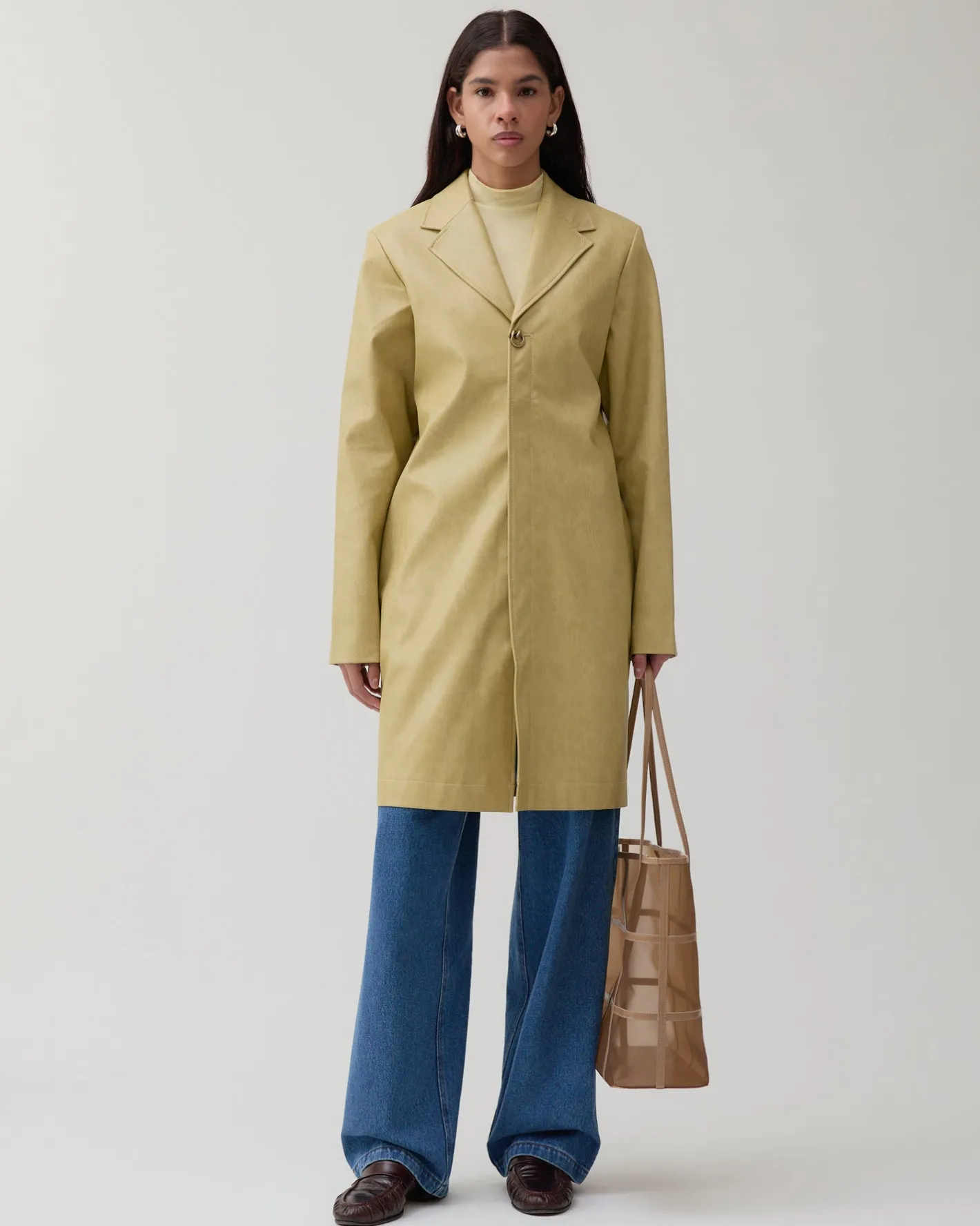 Discount Samantha Jacket Faux Leather Beige Jackets | Jackets
