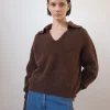 Clearance Sandy Sweater Alpaca Brown Knitwear | Clothing