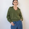 Best Sandy Sweater Alpaca Green Knitwear | Clothing