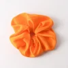 Online Scrunchie Silk Orange Hair Accessories