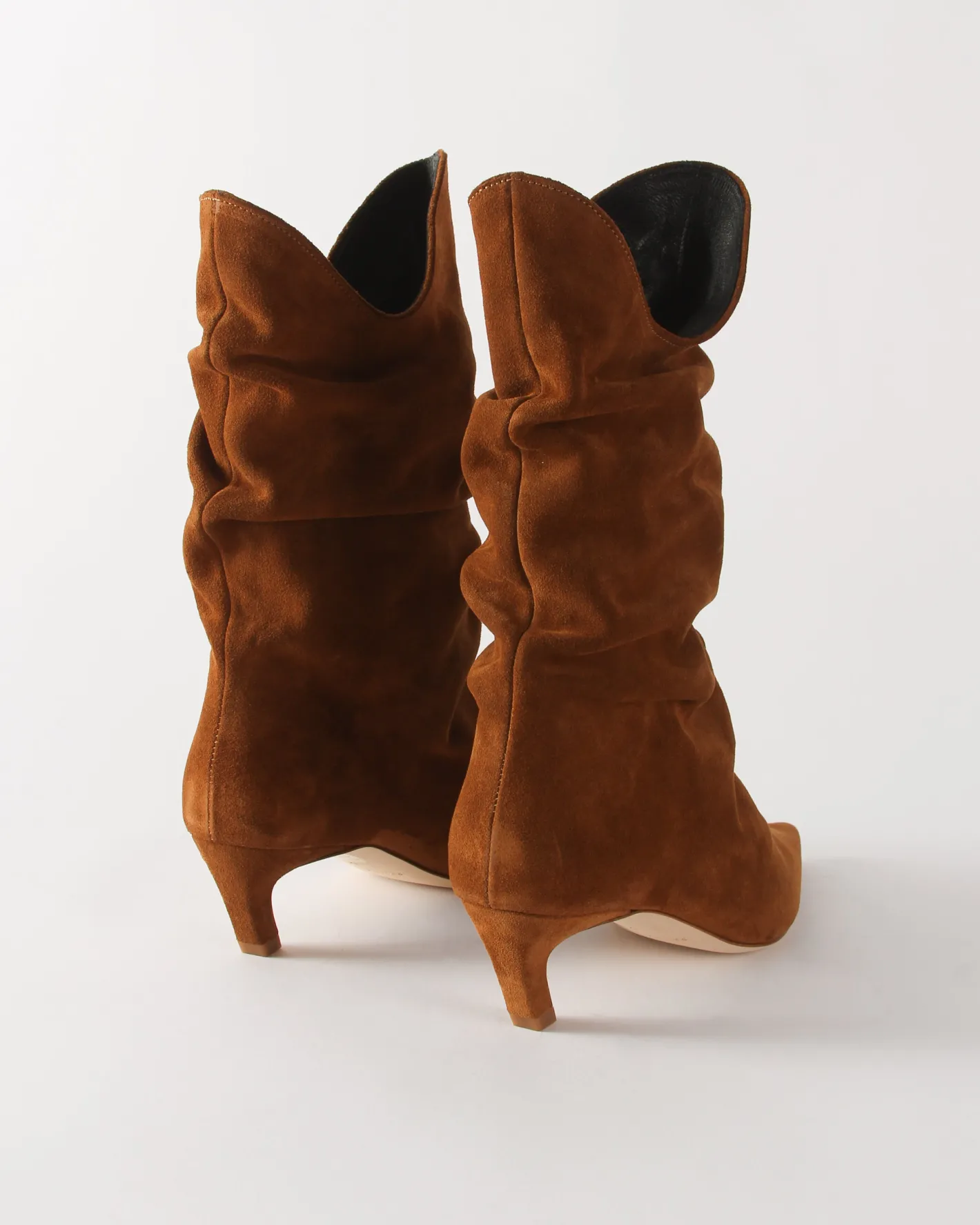 Discount Slouchy Boot Suede Tan Boots