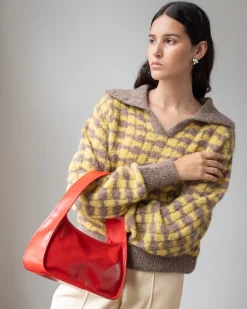 Outlet Sofia Bag Leather Rosso Everyday