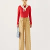 New Sonia Trousers Tencel Blend Suiting Beige Trousers | Tailoring