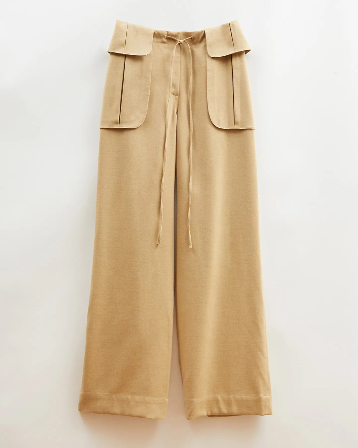 New Sonia Trousers Tencel Blend Suiting Beige Trousers | Tailoring