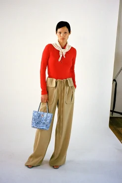 New Sonia Trousers Tencel Blend Suiting Beige Trousers | Tailoring