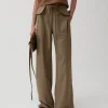 Sale Sonia Trousers Wool Blend Olive Trousers | Tailoring