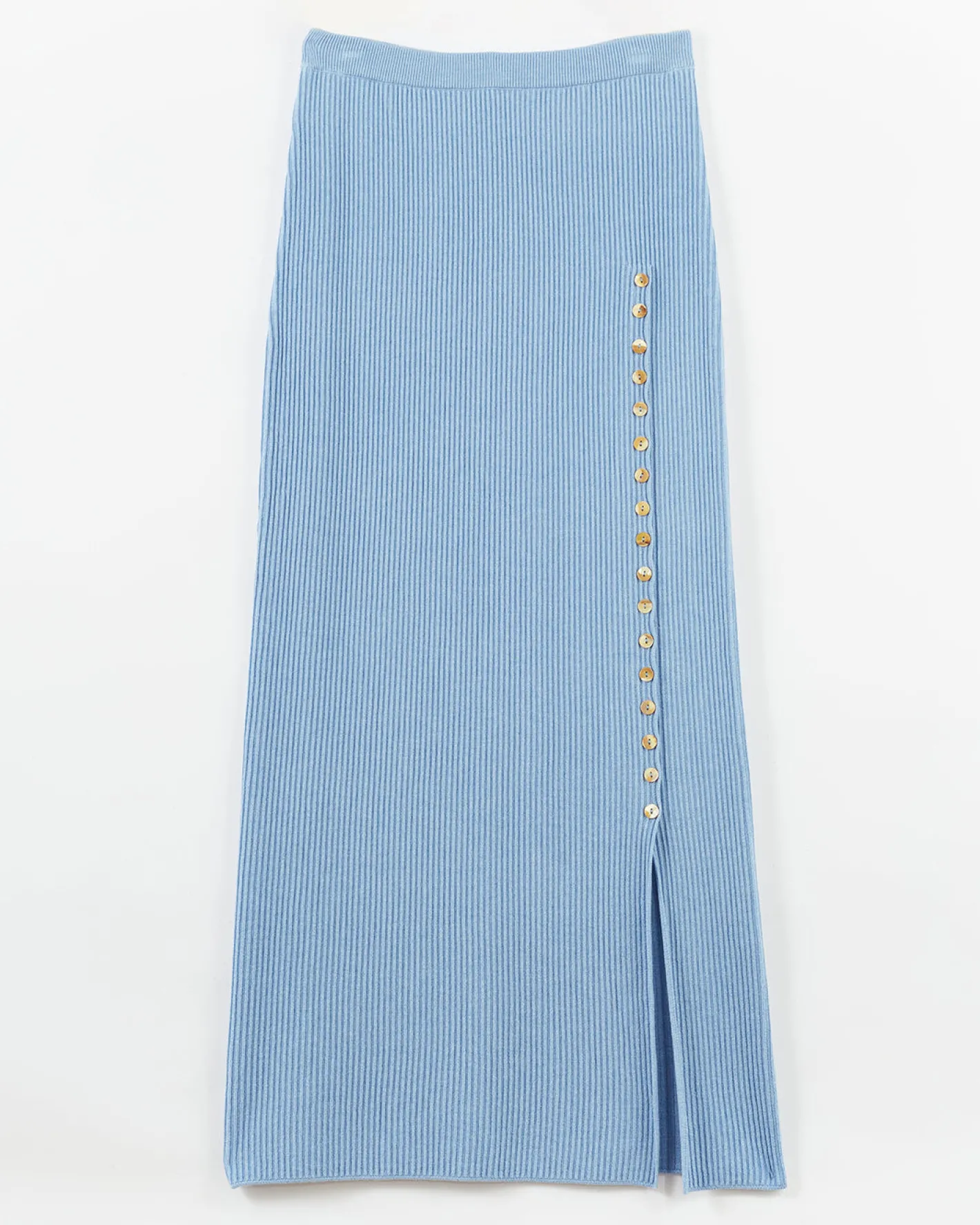Fashion Suri Skirt Viscose Blend Blue Skirts